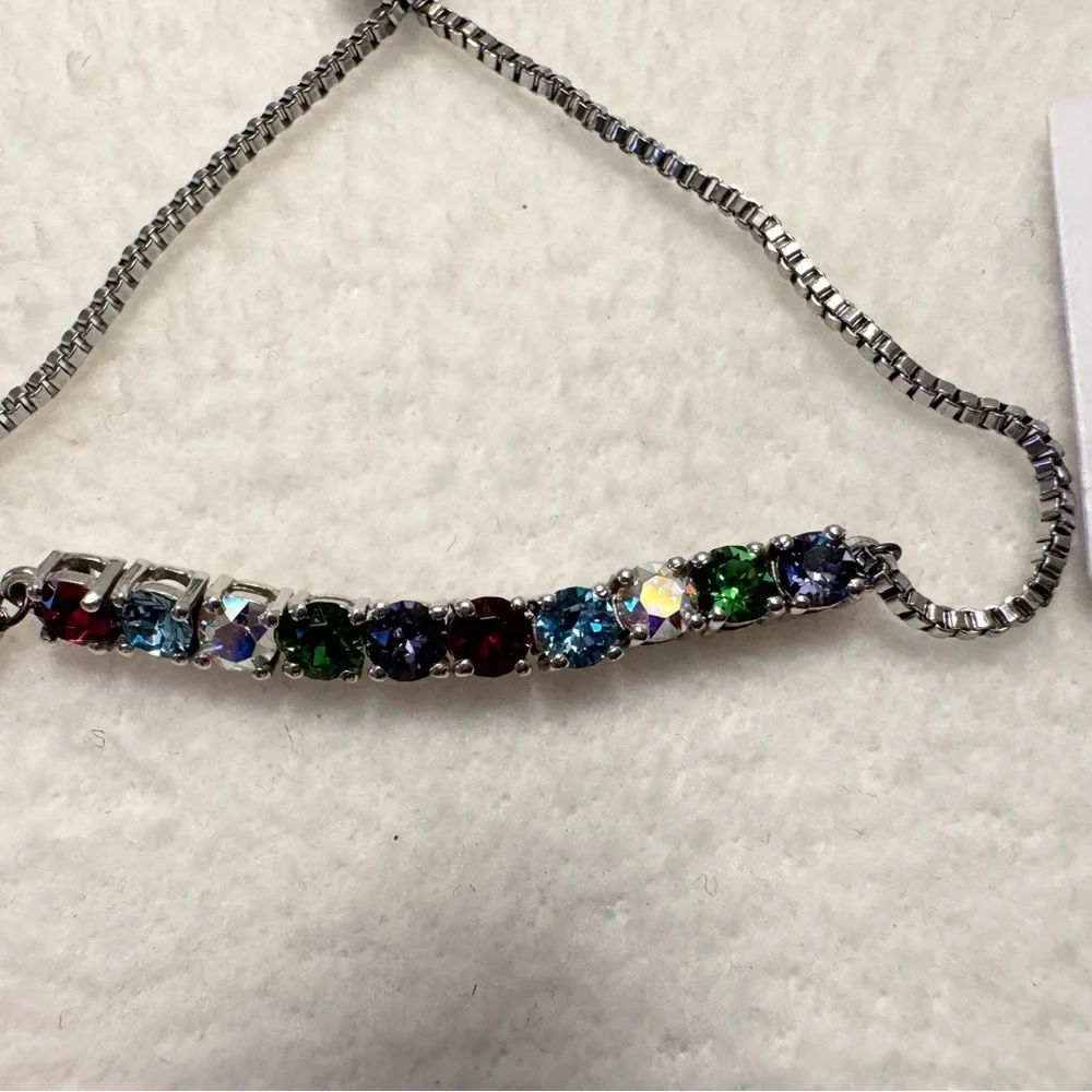 Swarovski Crystal bracelet in stainless steel - Picture 2 of 4